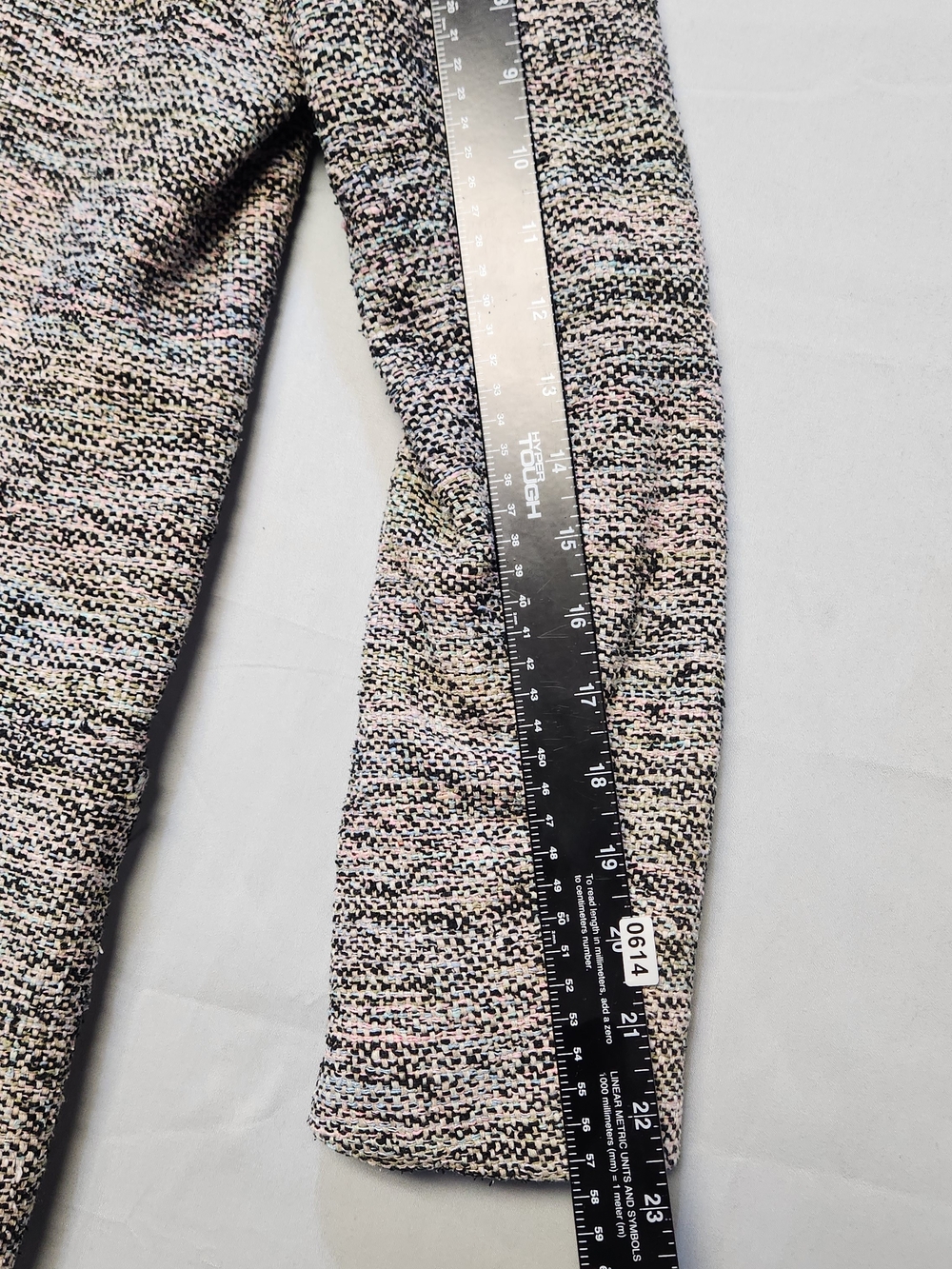 Vintage Earl Rutenberg Small MultiColor Handwoven Tweed Silk Blazer USA Heather - Picture 11 of 12